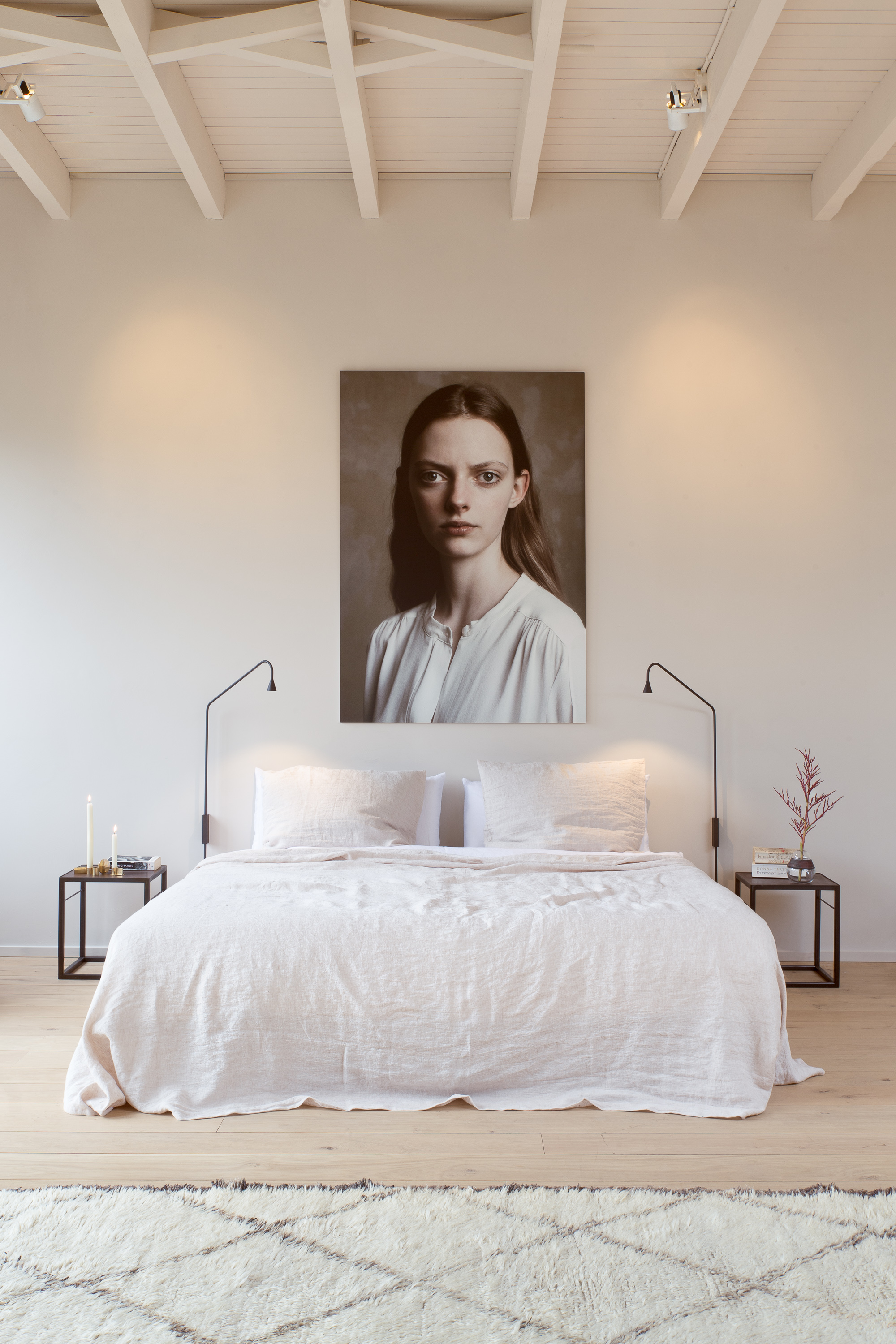 handmade artisan interior interiordesign design sober craftsmanship raw materials interiorstyling contemporary inspiration designer creative minimal minimalism wdstck amsterdam architecture architects art collective atelier Tri of portraits Pien Lex Iris Epson satin dibond photography Maarten Schroder personality simplicity image photographs decoration